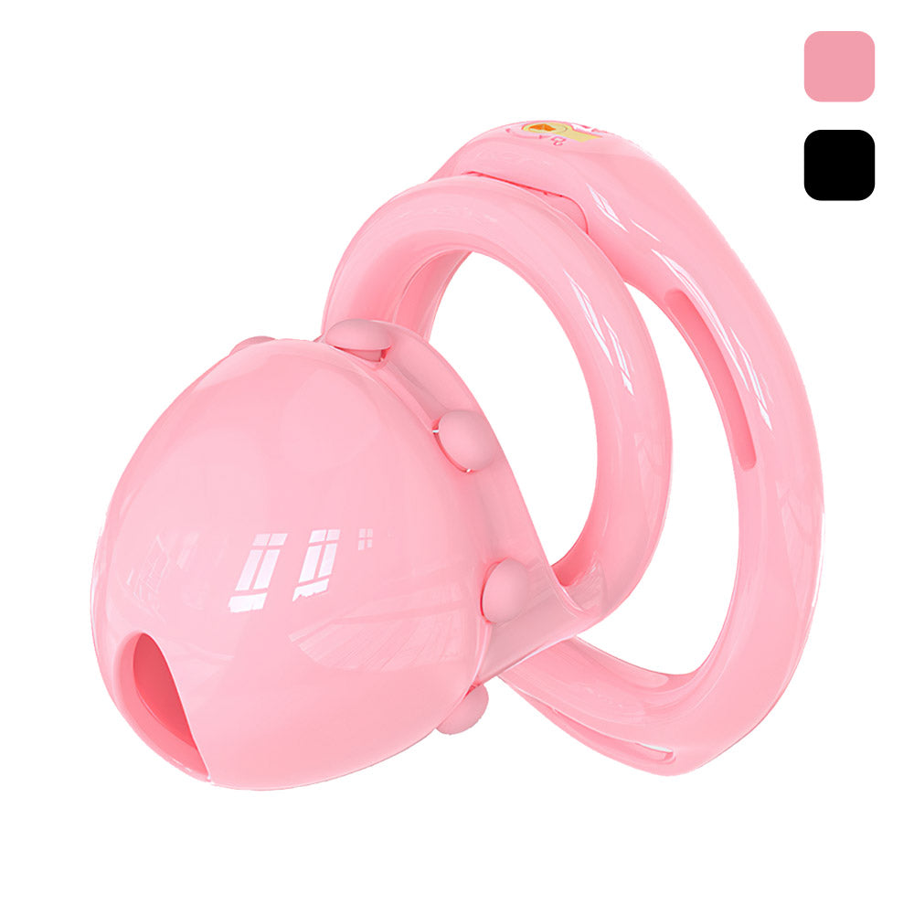 Semi-Open Boynapped Chastity Cage With Soft Nails
