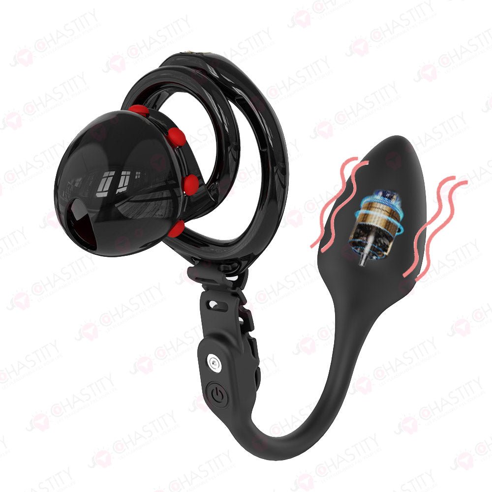 Semi-Open Boynapped Chastity Cage With Soft Nails