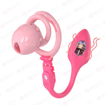 Semi-Open Boynapped Chastity Cage With Soft Nails