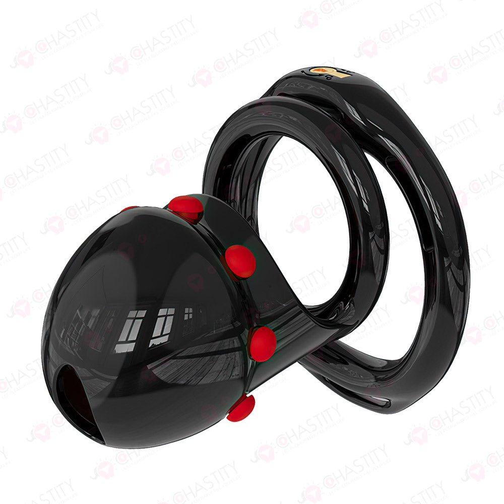 Semi-Open Boynapped Chastity Cage With Soft Nails
