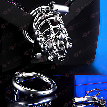 Sevanda Anti Pullout Chastity Cage (3 Rings)