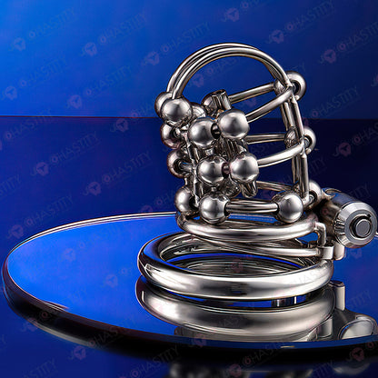 Sevanda Anti Pullout Chastity Cage (3 Rings)