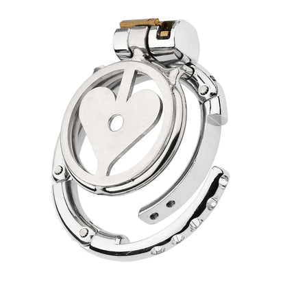 Adjustable Clasp Chastity Cage Metal Male Cock Cage Penis Ring BDSM Penis Bondage Erotic Adult Sex Toys for Men Breathable Lock