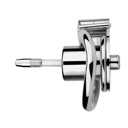 Small Chastity Cage with Inverted Cylinder & Silicone Catheter Tube