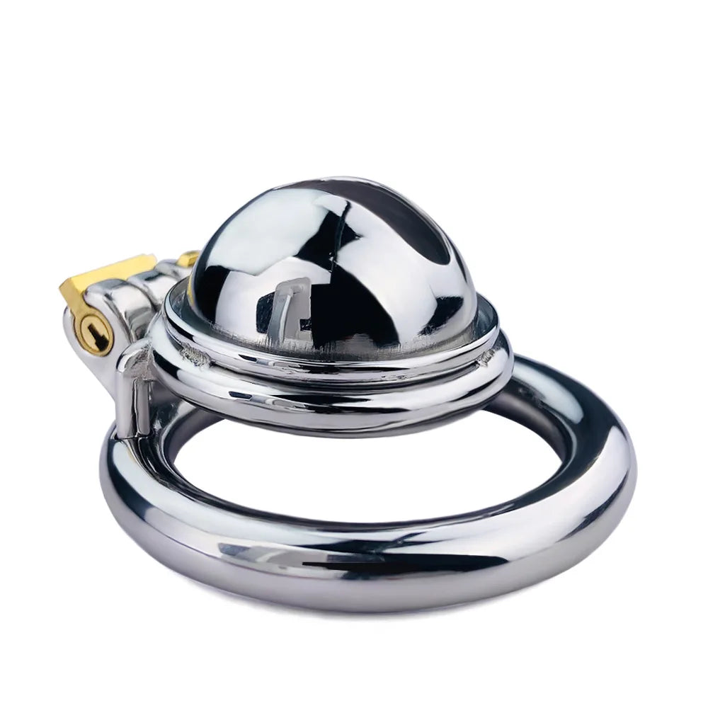 Metal Micro Chastity Cage