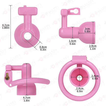 Shrink The Penis Inverted Tgirl Chastity Cage