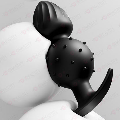 Silicone Butt Plug With Ball Inside