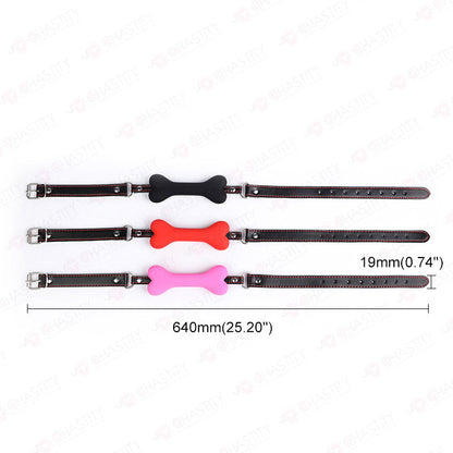 Silicone Dog Bone Gag