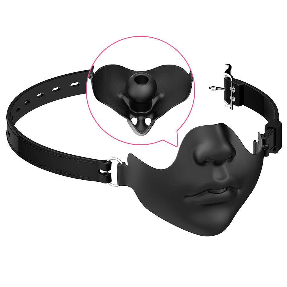 Silicone Mask With Gag