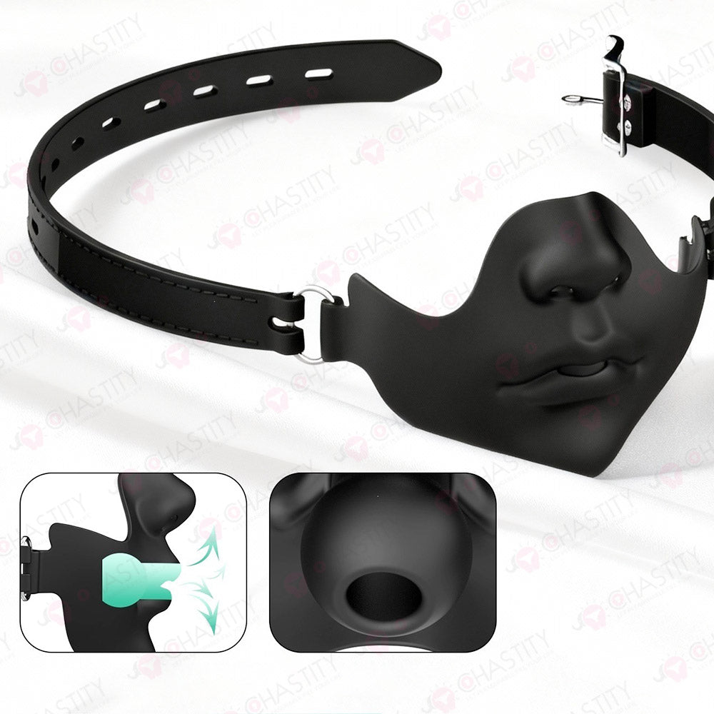 Silicone Mask With Gag