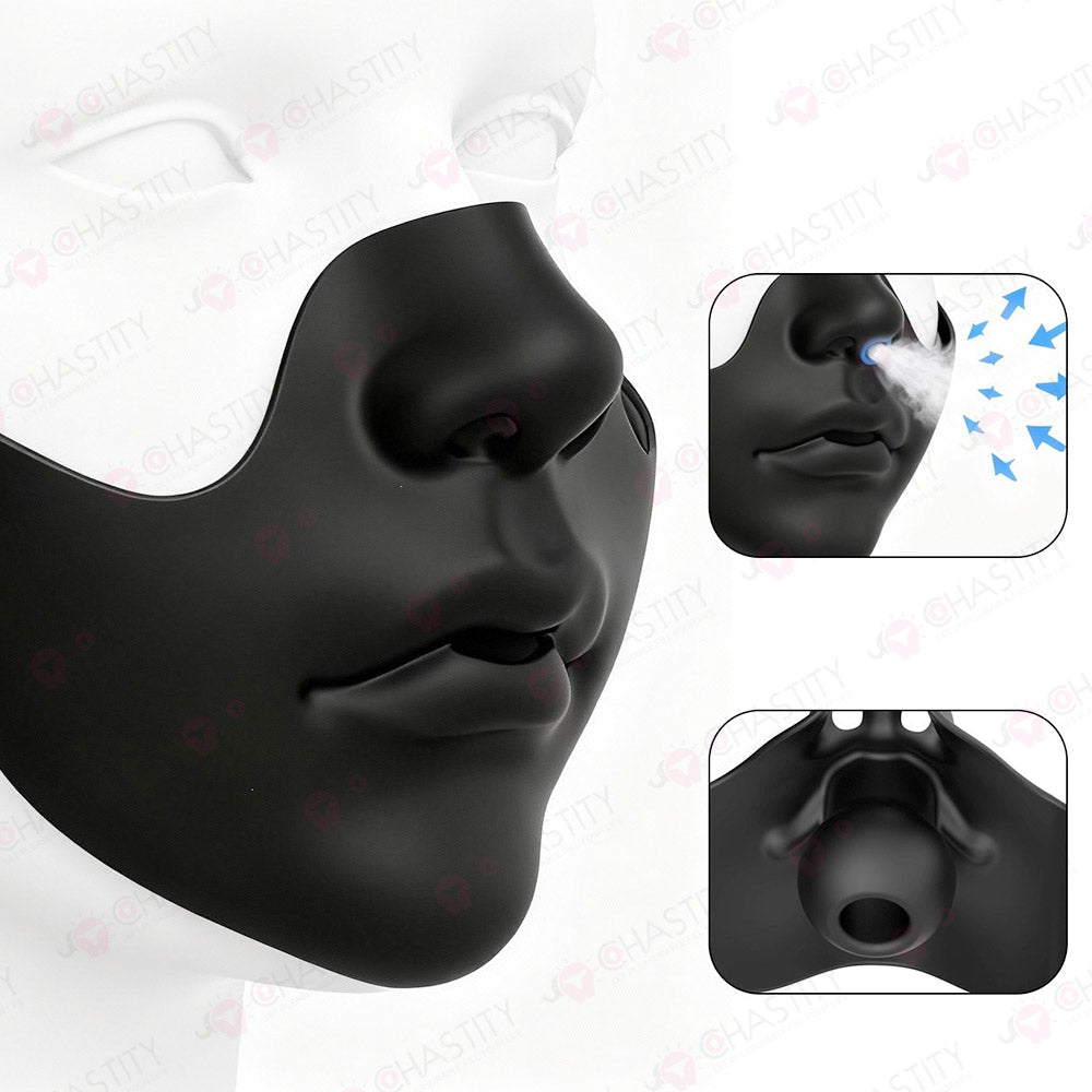 Silicone Mask With Gag