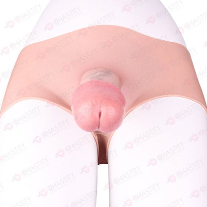 Silicone Realistic Hollow Penis Sleeve Pants