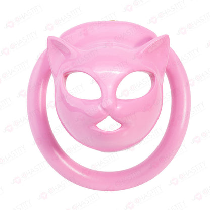 Sissy Catwoman Mask Kinky Party Chastity Cage