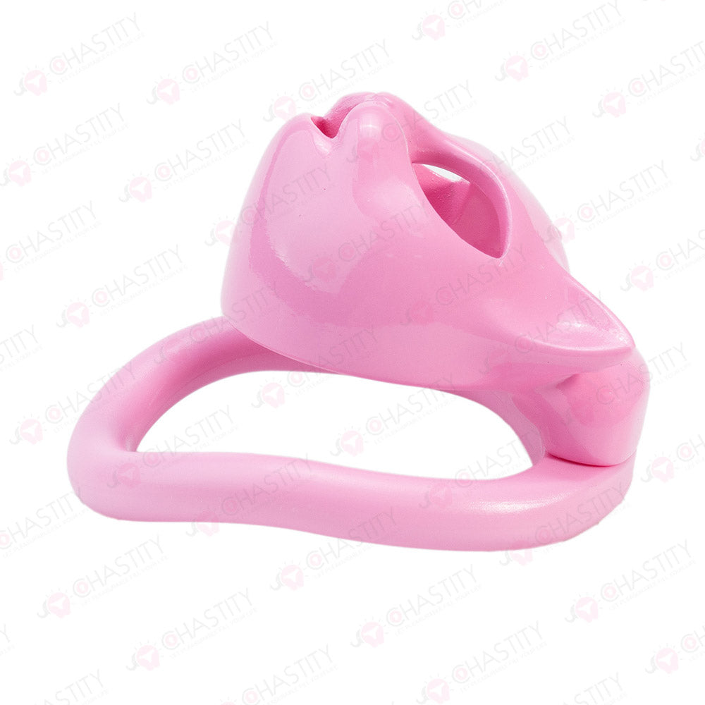 Sissy Catwoman Mask Kinky Party Chastity Cage