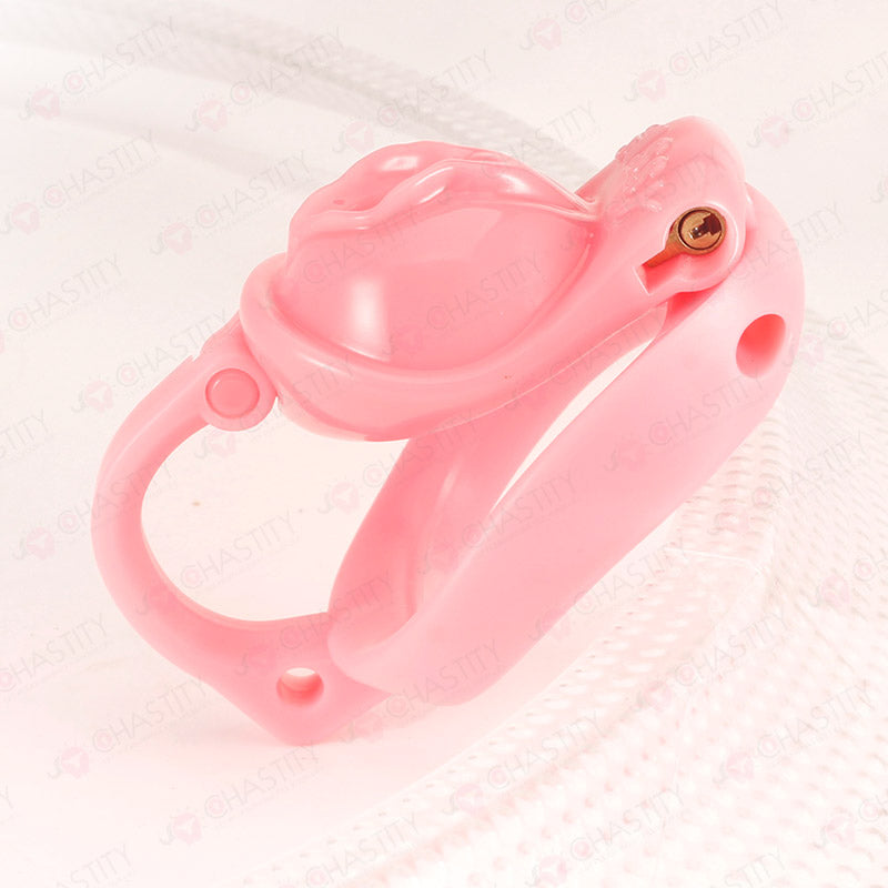 Sissy Clit Cock Cage With Ball Separator