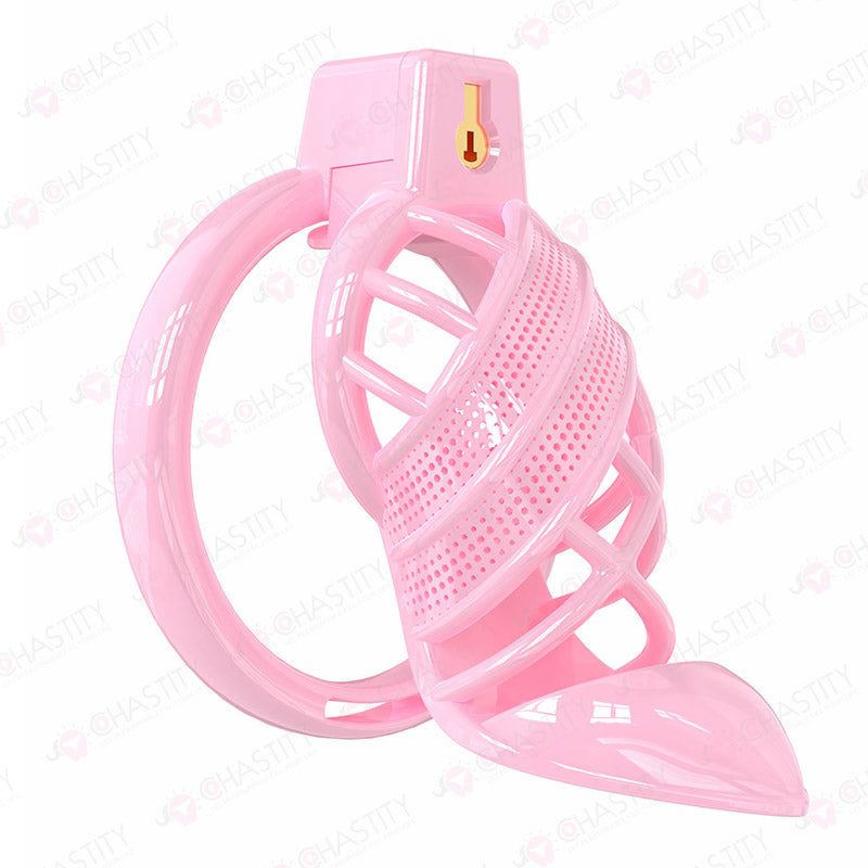 Sissy High Heels Chastity Cage With Remote Controlled Vbrating Butt Plug
