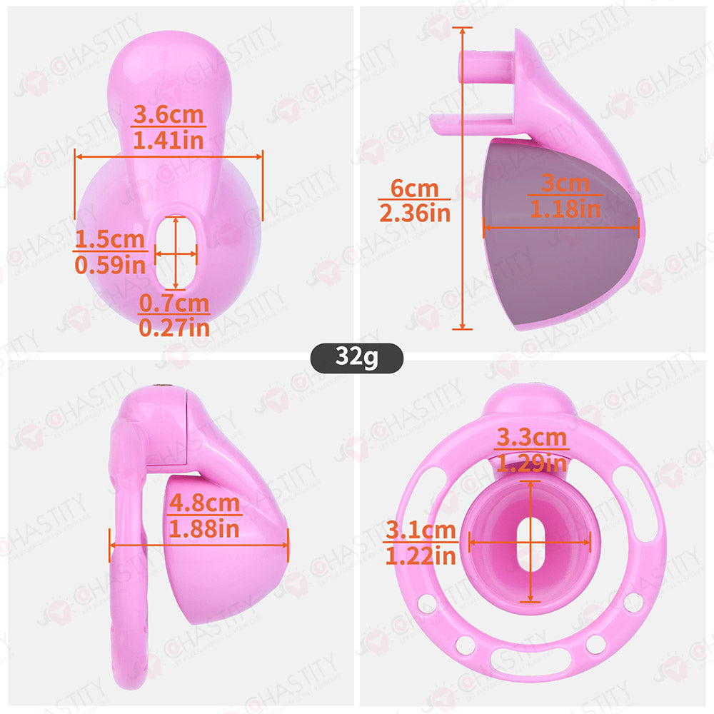 Small Concealed Chastity Cap (Wearable Ring)