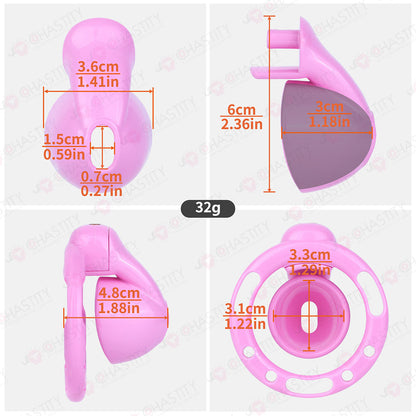 Small Concealed Chastity Cap (Wearable Ring)