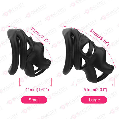 Snake Fangs 3D Print Chastity Lock