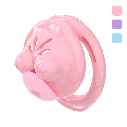 Soft Boobs Shaped Sexy Male Chastity