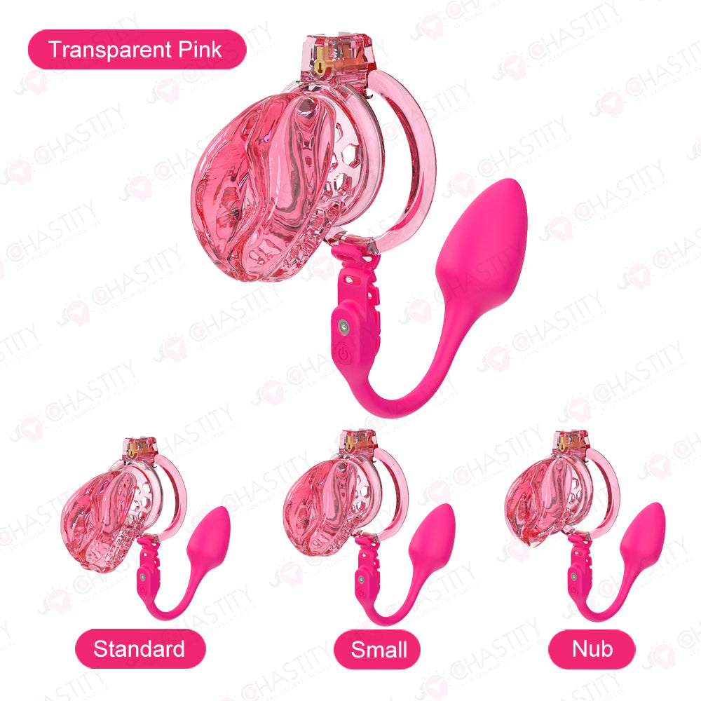 Soft Male Chastity With Remote Controlled Butt Plug