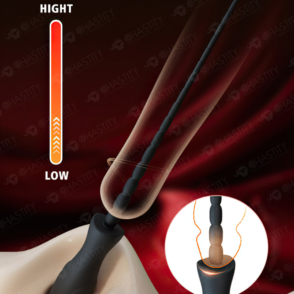Soft Silicone Vibrating Urethral Sound