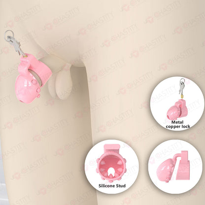 Soft Spiked Penis Only Chastity Cage (No Base Ring)