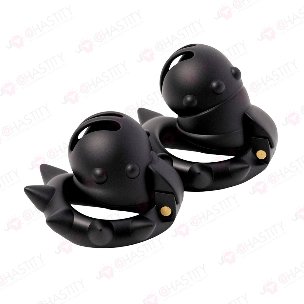 Spiked Shackle For Chastity Prisoner