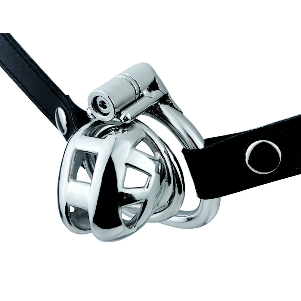 Metal Mamba Cobra Cage with Spiked Ring - 5