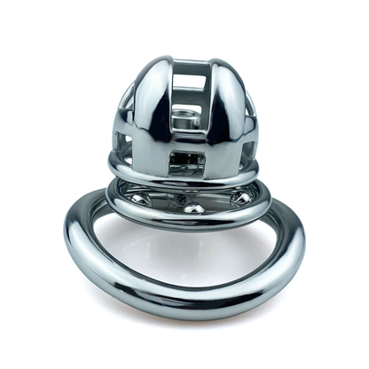 Metal Mamba Cobra Cage with Spiked Ring - 12