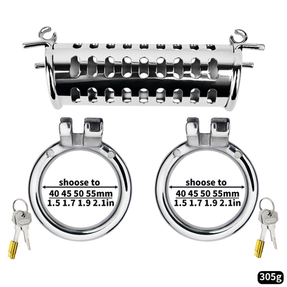 Gay Dual Chastity Cage