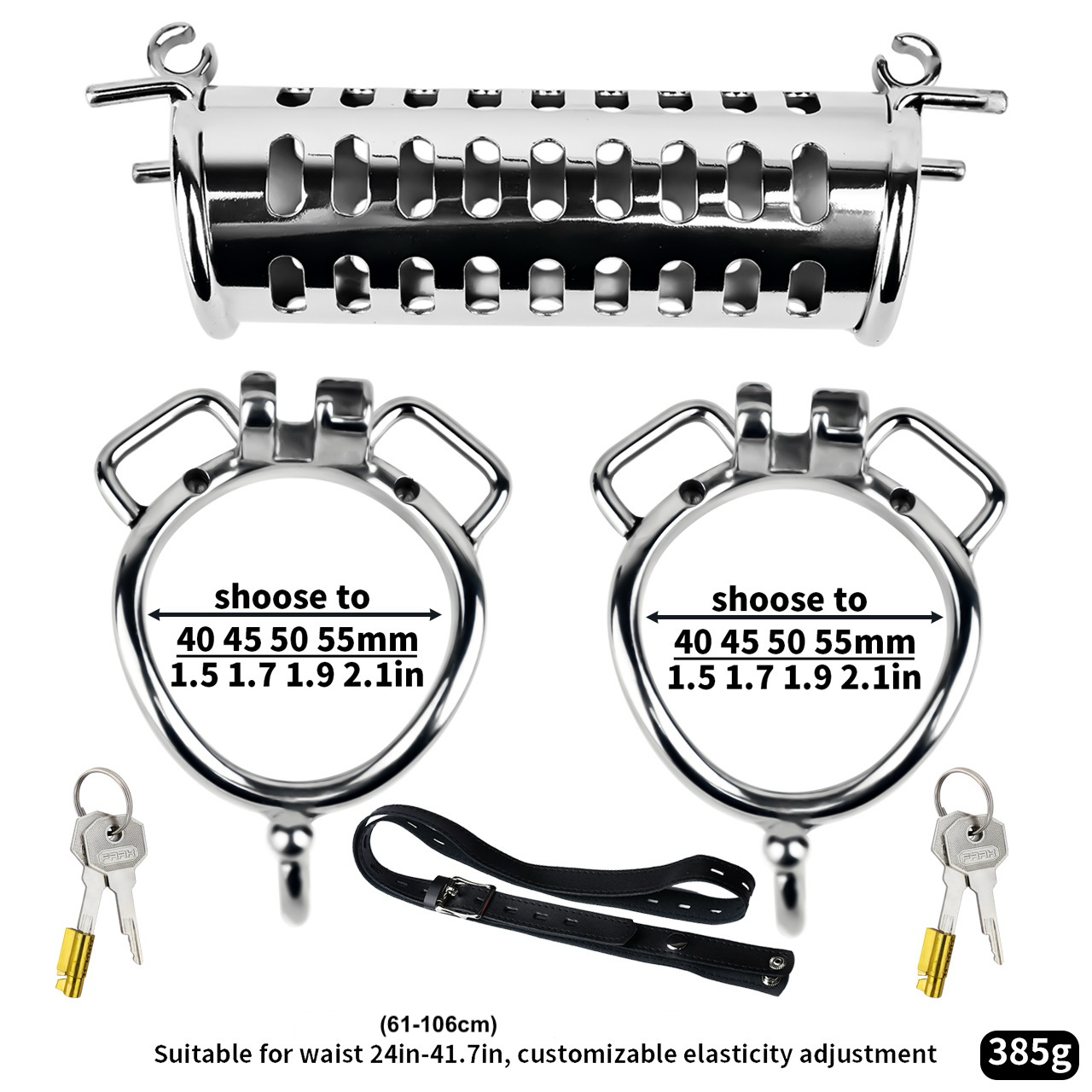 Gay Dual Chastity Cage