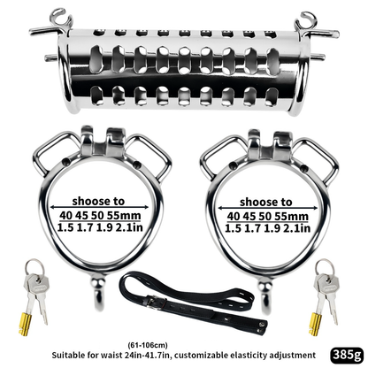 Gay Dual Chastity Cage