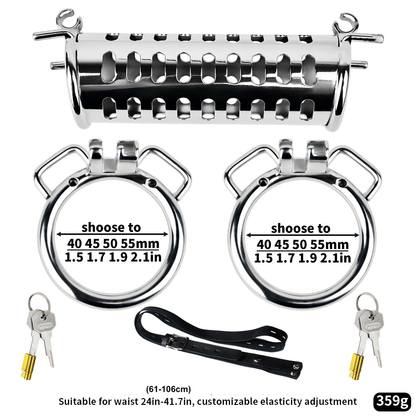 Gay Dual Chastity Cage