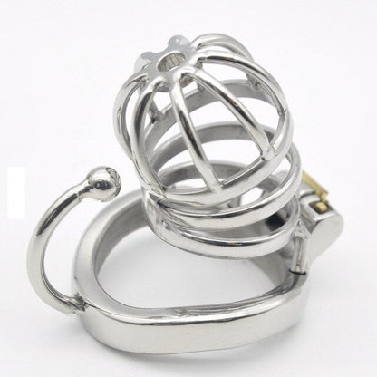 Male Chastity Cock Cage with Hook Ring