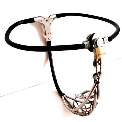 Invisible Stainless Steel Male Chastity Belt