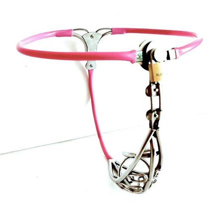 Invisible Stainless Steel Male Chastity Belt