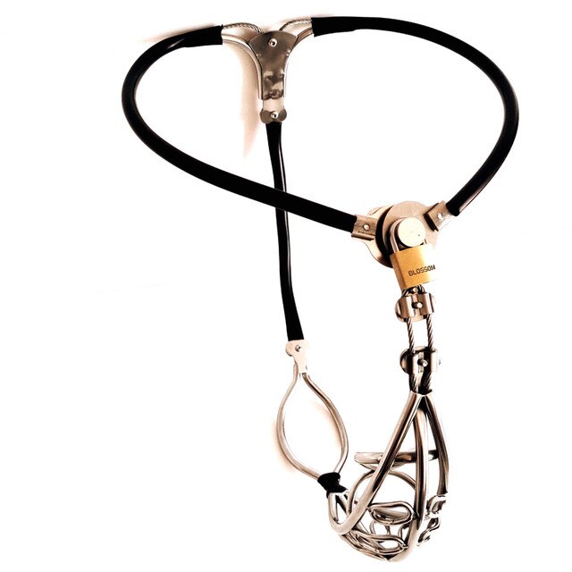 Invisible Stainless Steel Male Chastity Belt