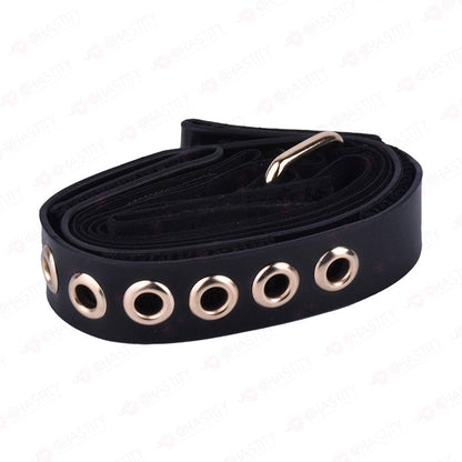 Steel Chastity Bondage (With Three-Way Auxiliary Belt)