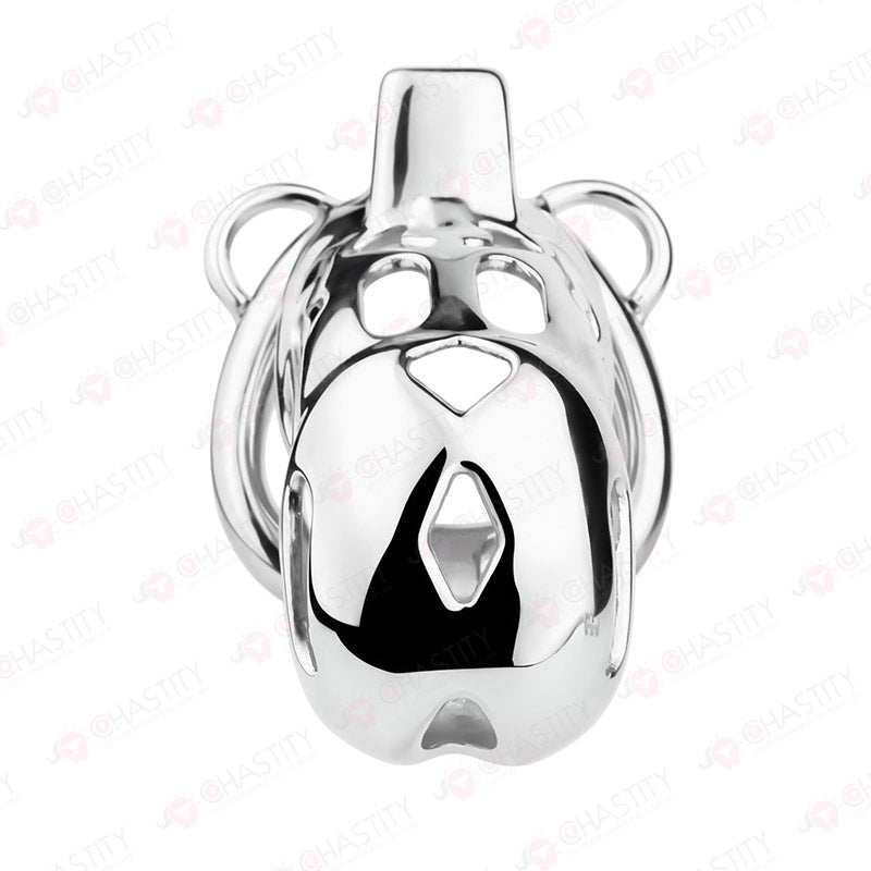 Steel Chastity Bondage (With Three-Way Auxiliary Belt)