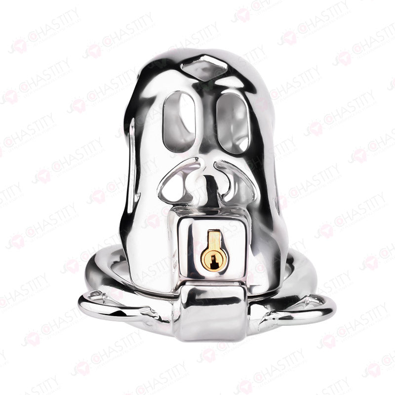 Steel Chastity Bondage (With Three-Way Auxiliary Belt)