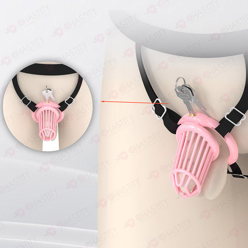 Straight JailBird Chastity Cage