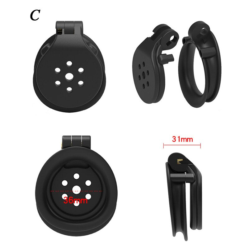 Super Small Flat Chastity Cage