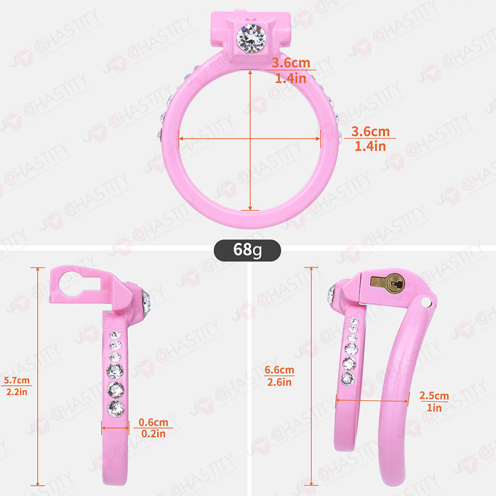 The Eternal Covenant Diamond Chastity Rings