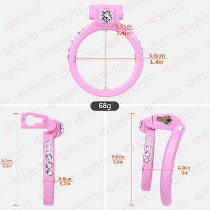 The Eternal Covenant Diamond Chastity Rings