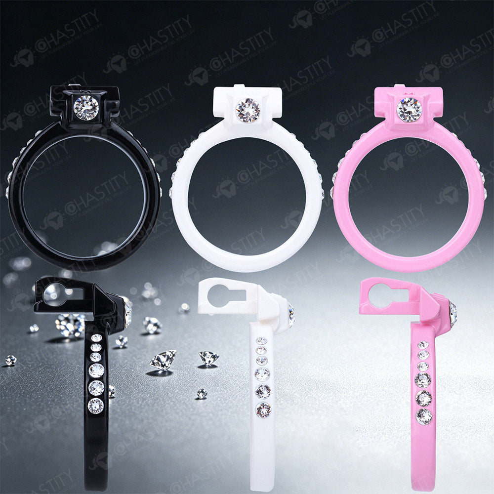 The Eternal Covenant Diamond Chastity Rings