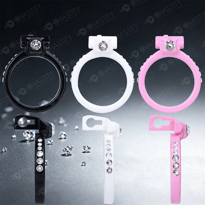 The Eternal Covenant Diamond Chastity Rings