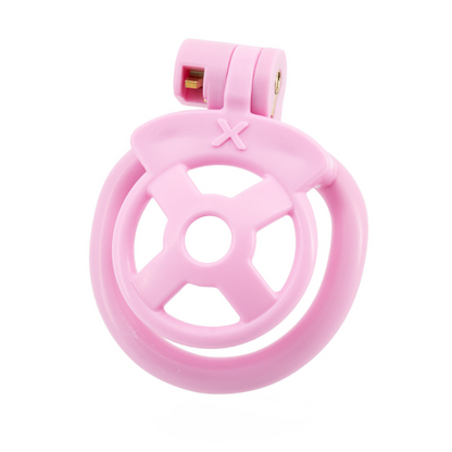 Pink Flat Cock Cage