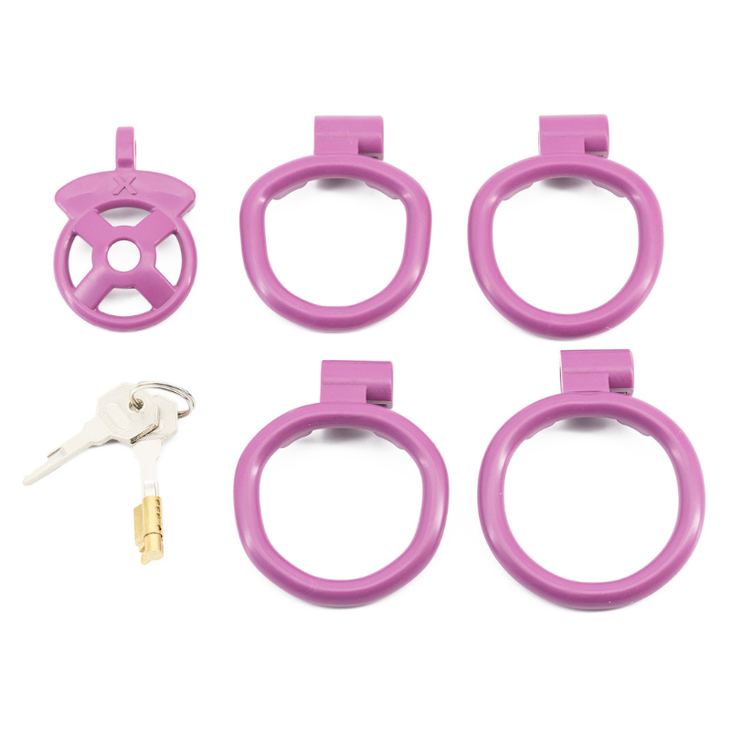 Pink Flat Cock Cage