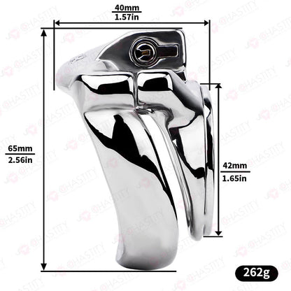 Thickened Flat Heavy Chastity Cage